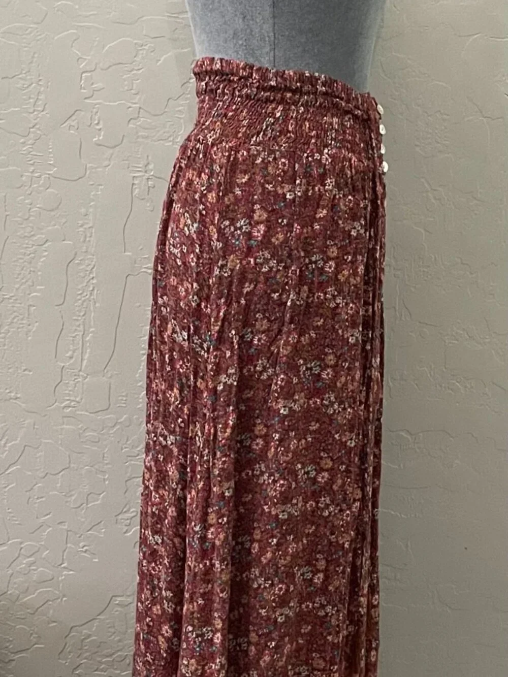 Rachel Roy brown flower floral maxi skirt (size S) - Picture 3 of 5